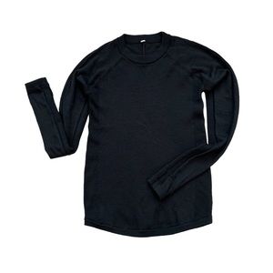 COPY - Womens size 8 lululemon black knit sweater/slim fit/thumbholes fall/wint…